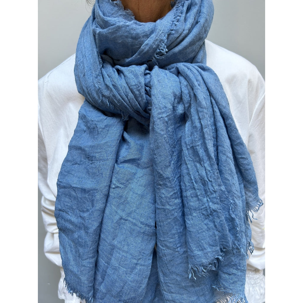Turriklæð jeans blue