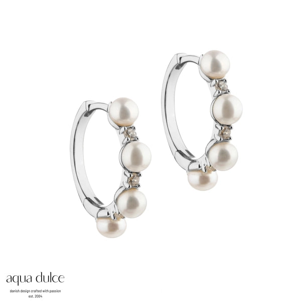DARLING BUBBELS HOOP 18mm Silvur