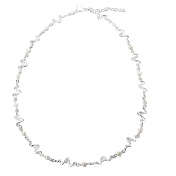 Rhumba pearl choker silvur
