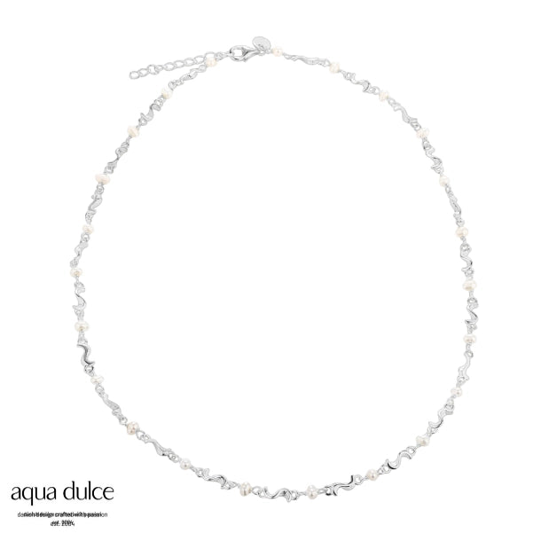 Rhumba pearl choker silvur