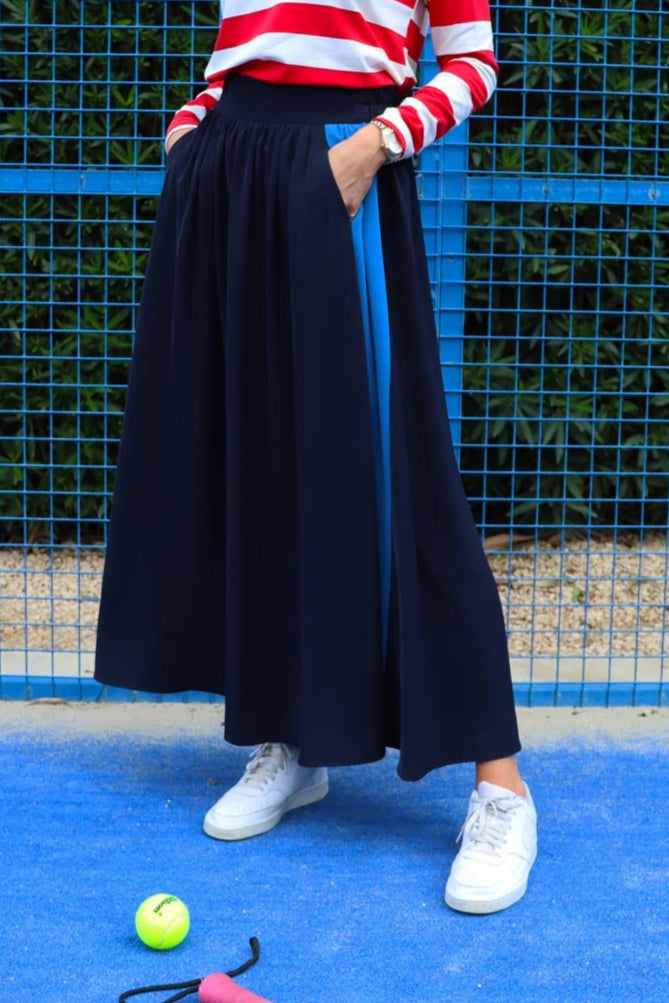 Frede long panel skirt