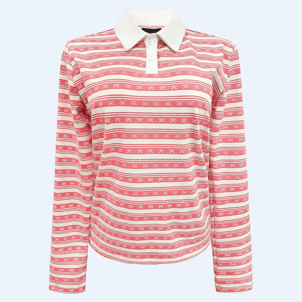 Polo ls bow shirt