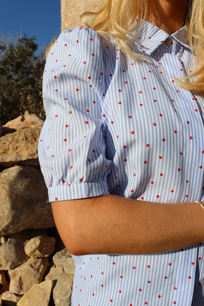 Flora ss blouse