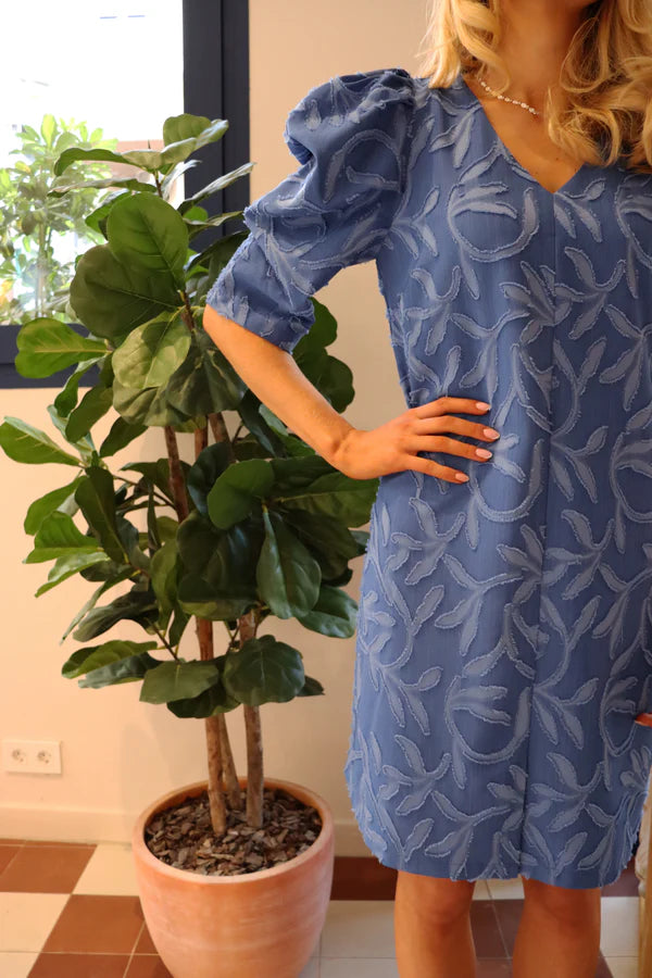 Winnie vneck short dress