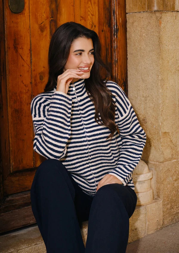 Sara ls zip cardigan