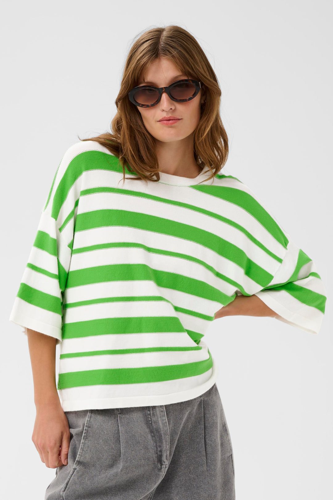 Spina boxy structure pullover