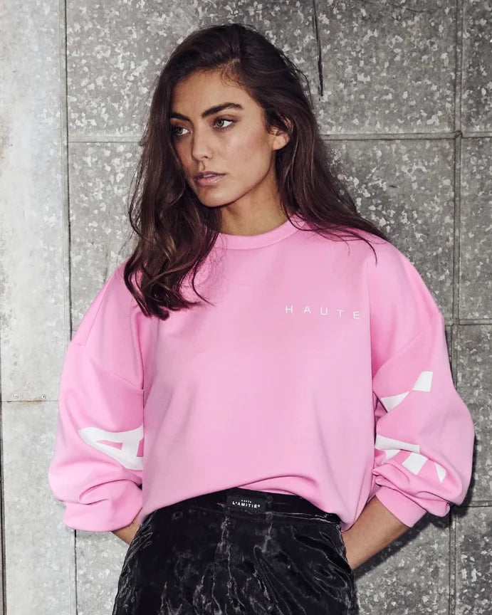 Maxi split logo sweat