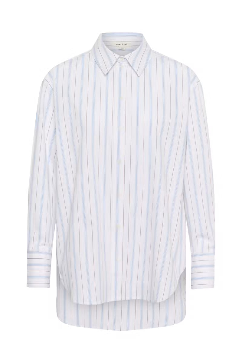 Noelle striped poplin shirt