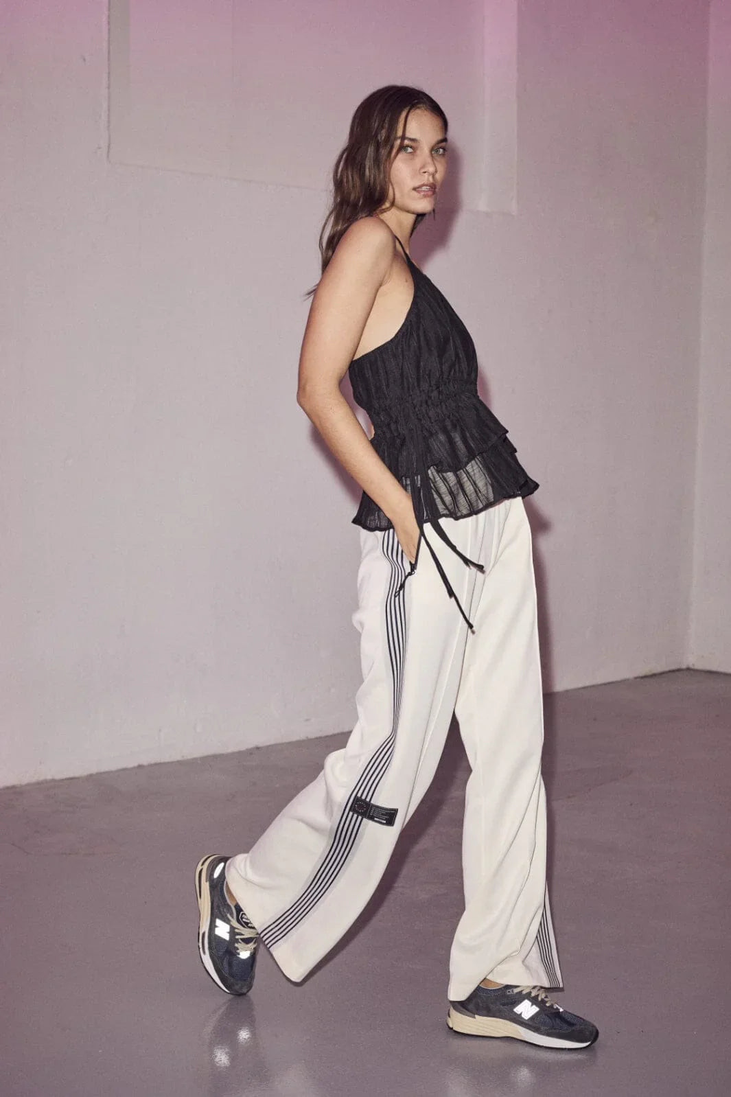 Baggy track pants