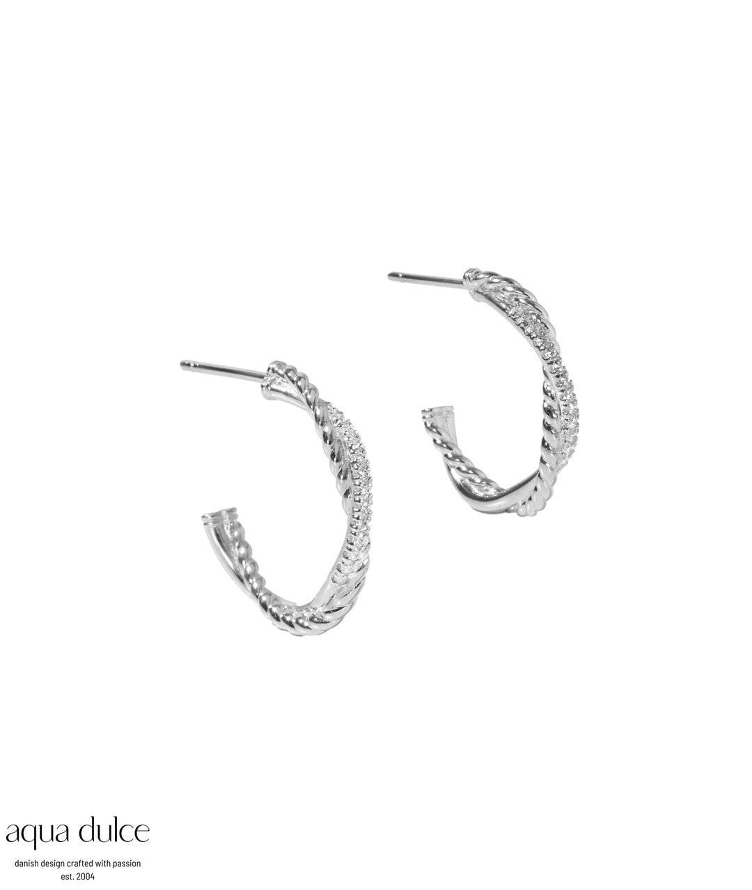 Twisted darling hoop big