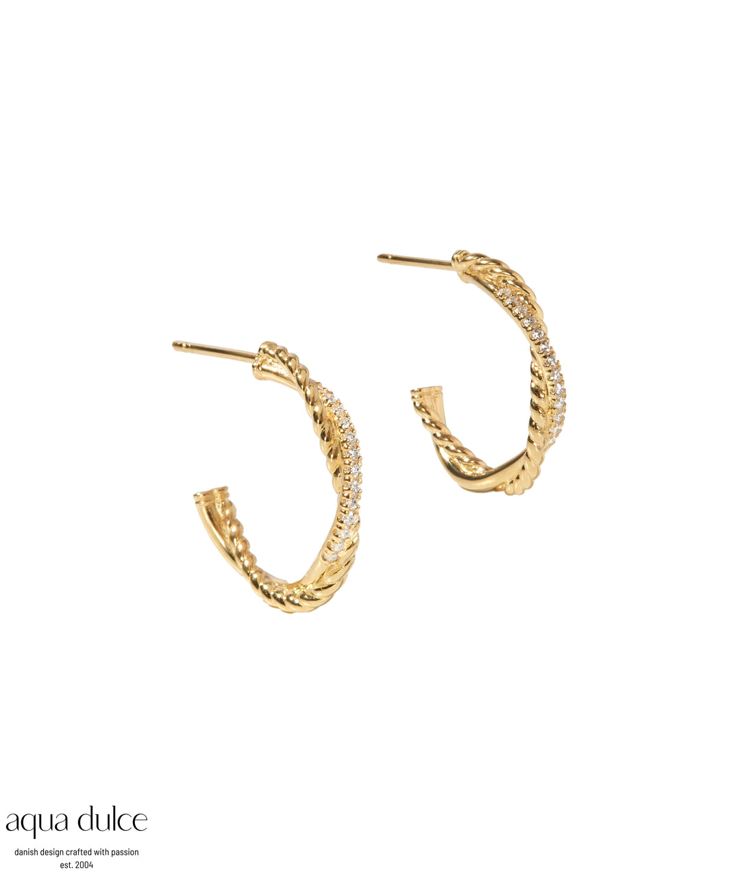 Twisted darling hoop big