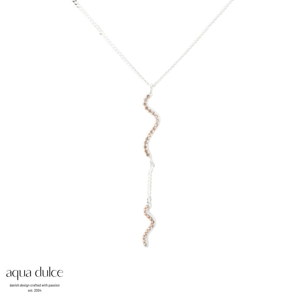 Curva champagne necklace