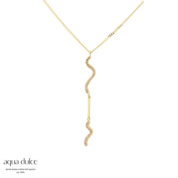 Curva champagne necklace