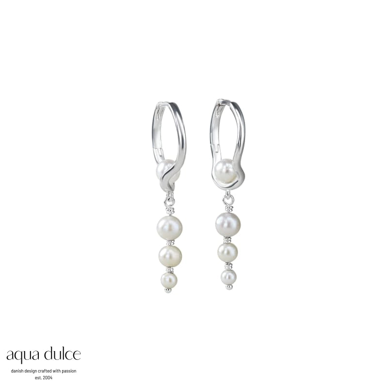 Pearl sela hoop long