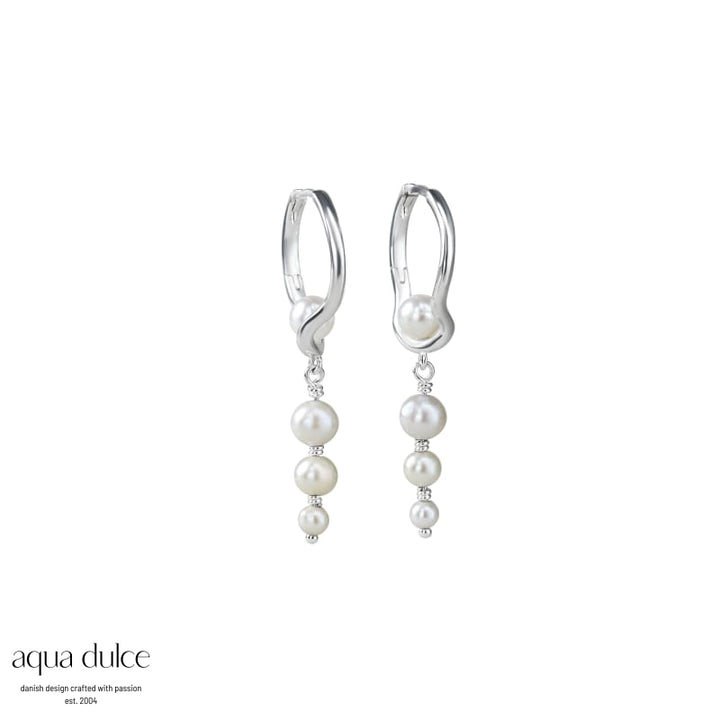 Pearl sela hoop long