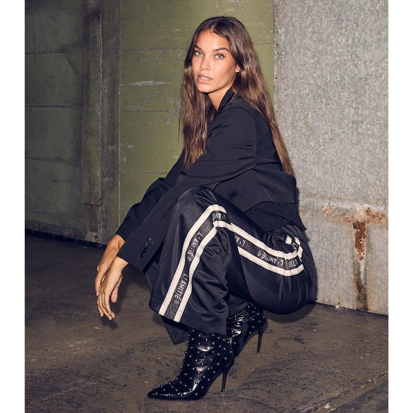 Baggy Lurex logo pant