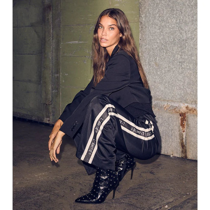 Baggy Lurex logo pant