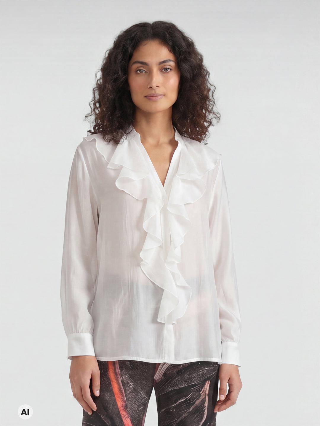 Elly shirt frill