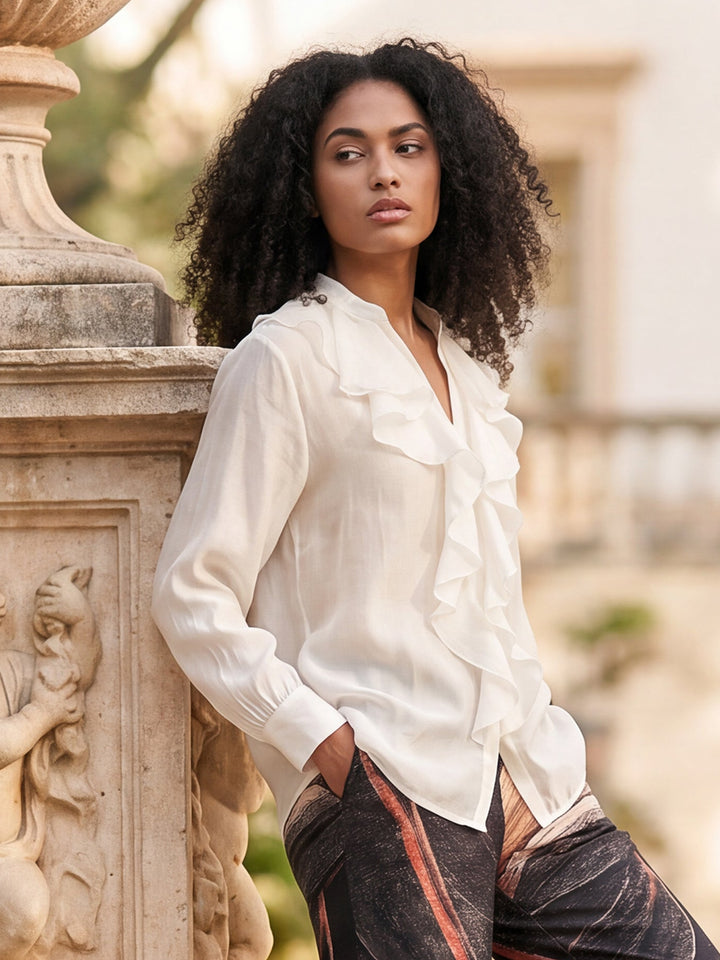 Elly shirt frill