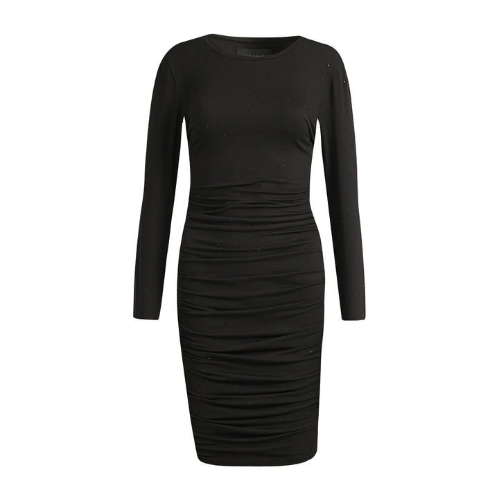 Alma long dress Black simili