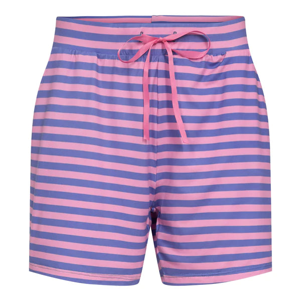 Shorts blue pink stripe