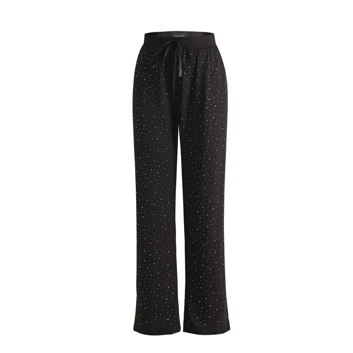 Alma wide pants black simili