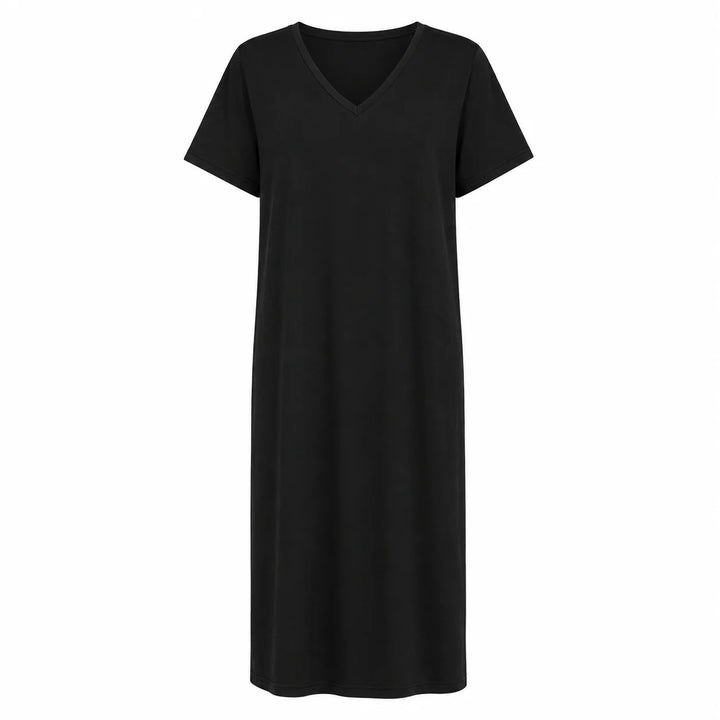 Alma Vneck tshirt dress