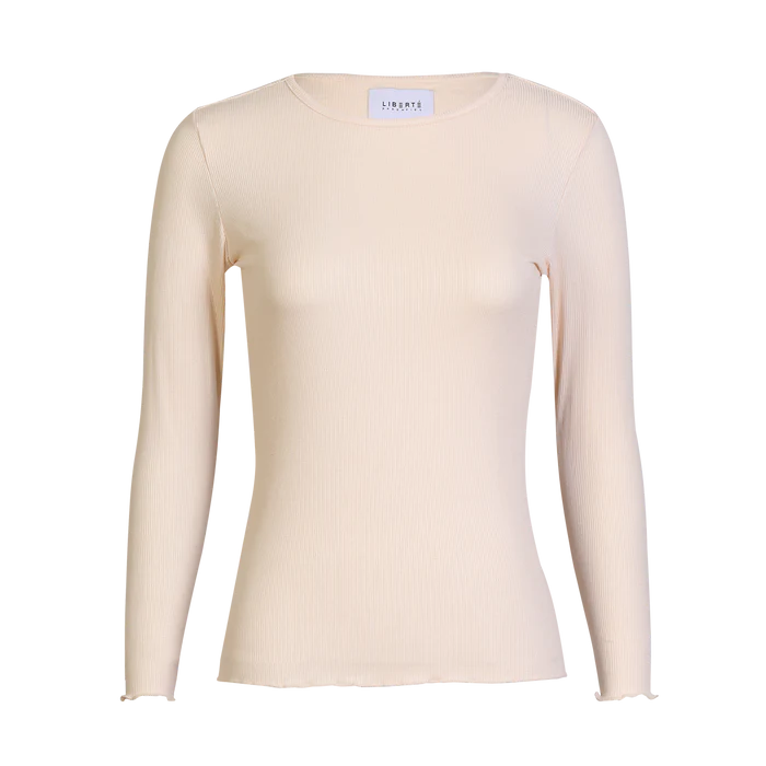 Natalia ls round neck bluse