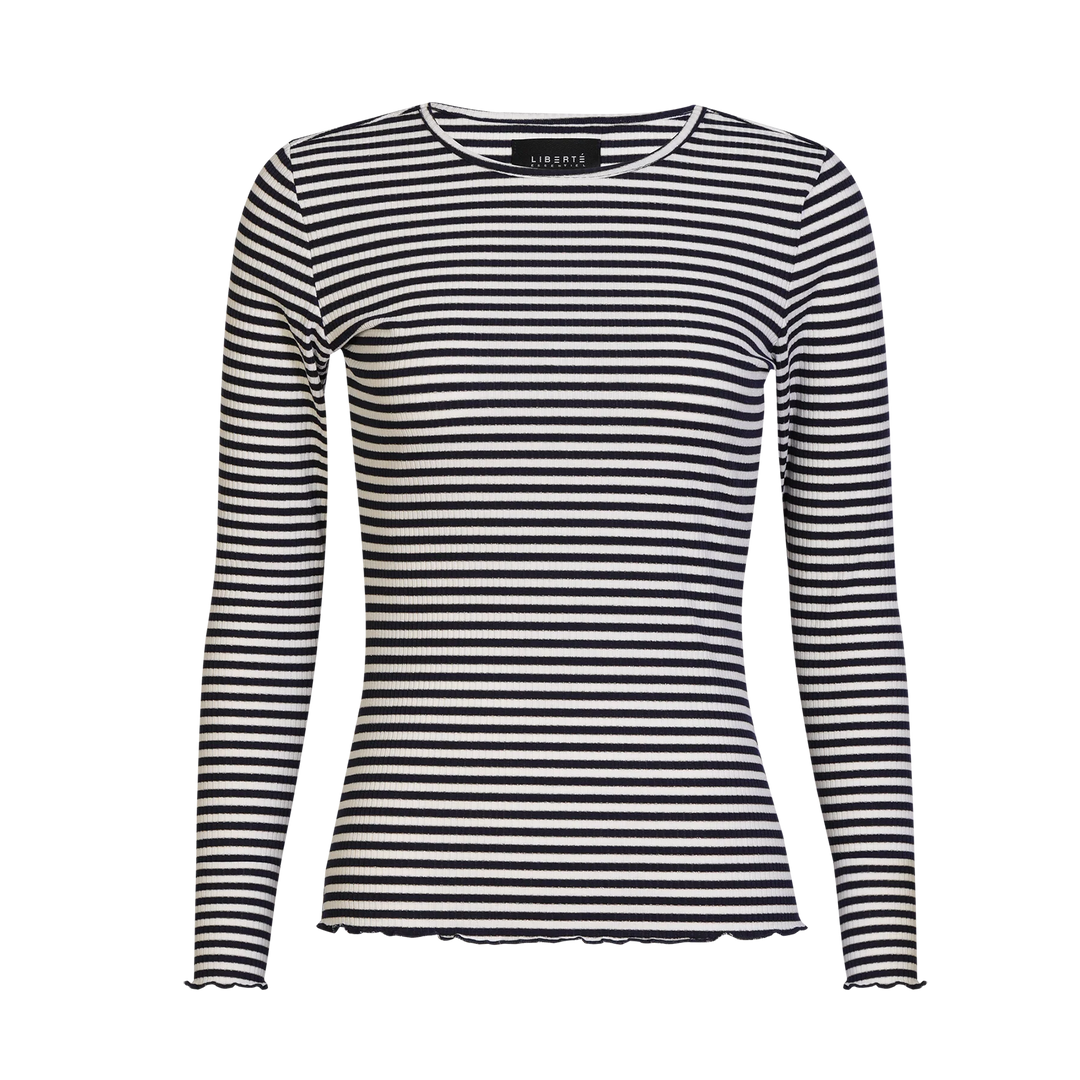 Natalia ls round neck bluse