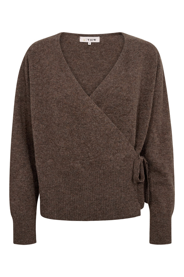 Merino wrap cardigan