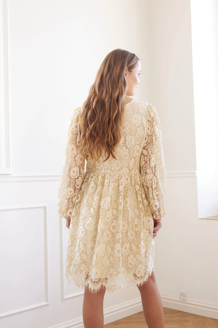 Alaia lace dress