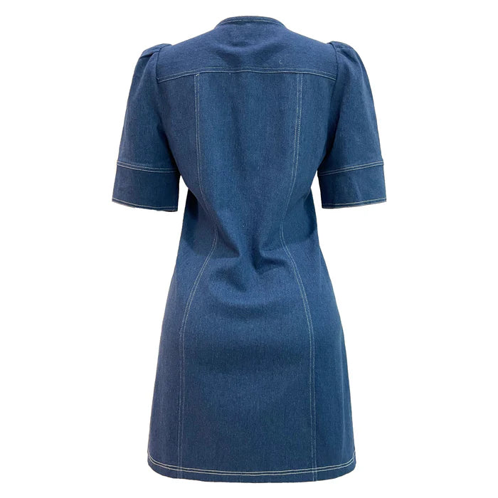Asta ss vneck dress