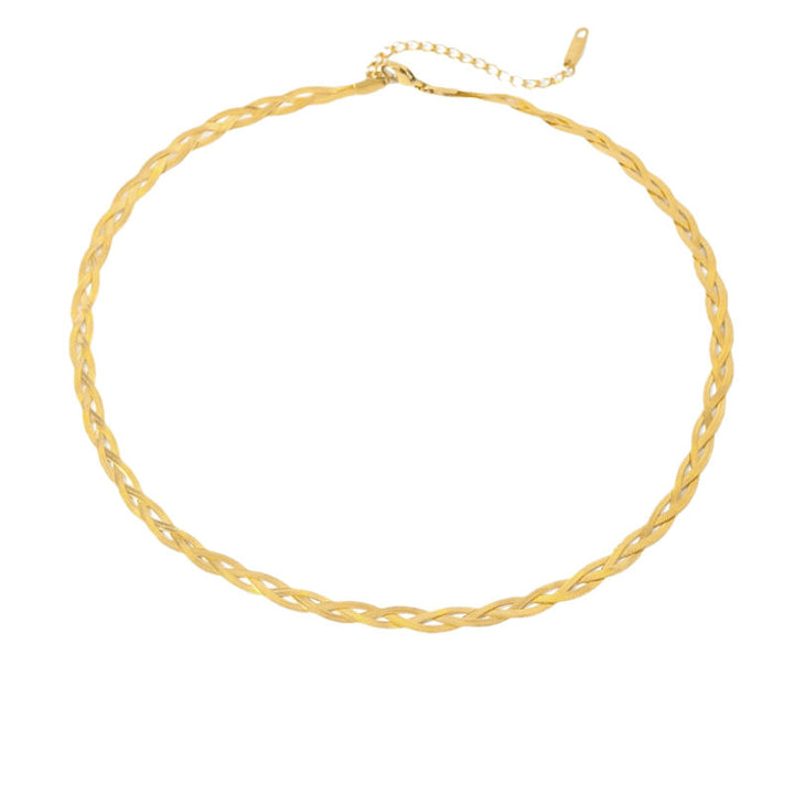 Braided necklace