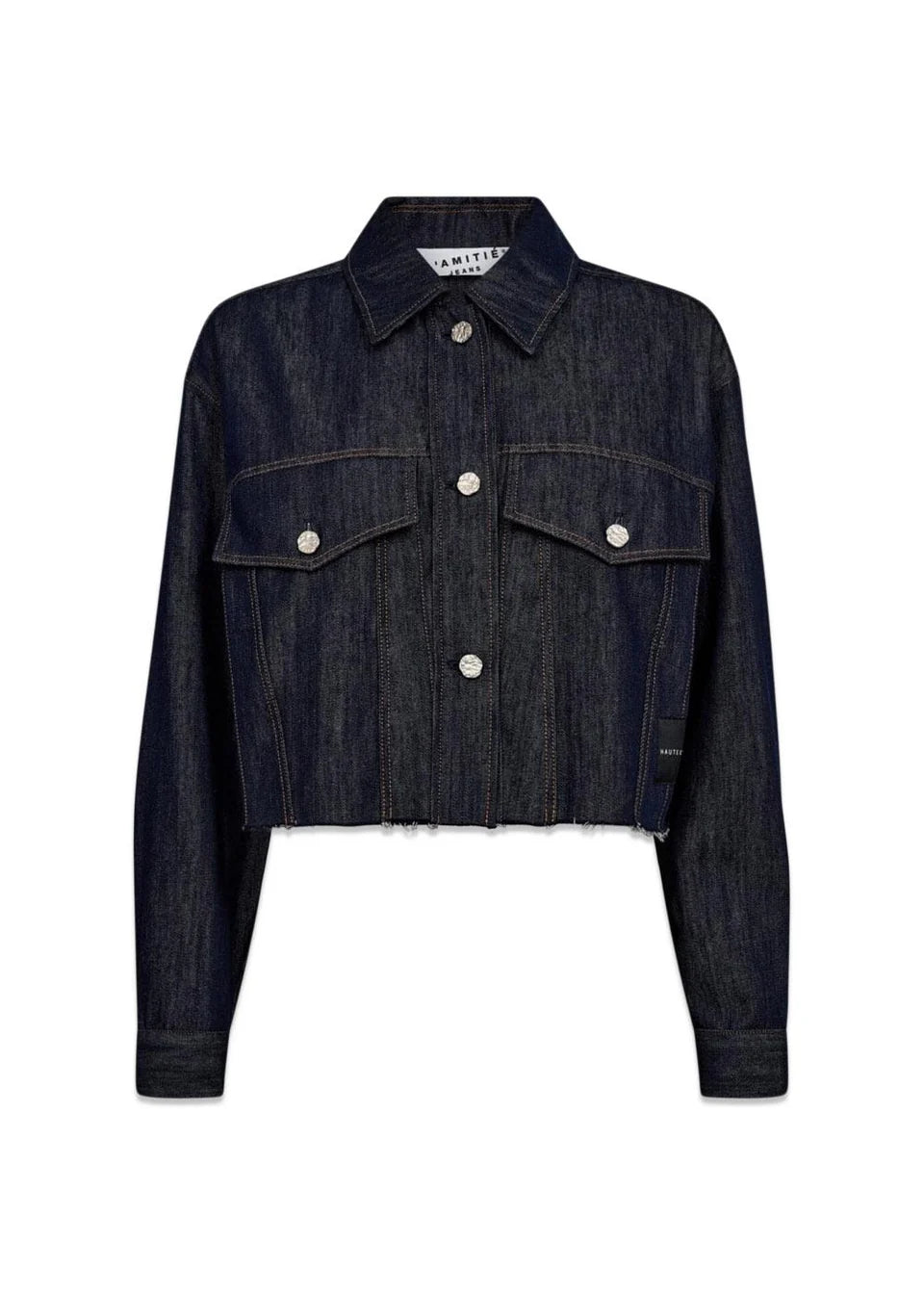 Denim Cargo Crop shirt