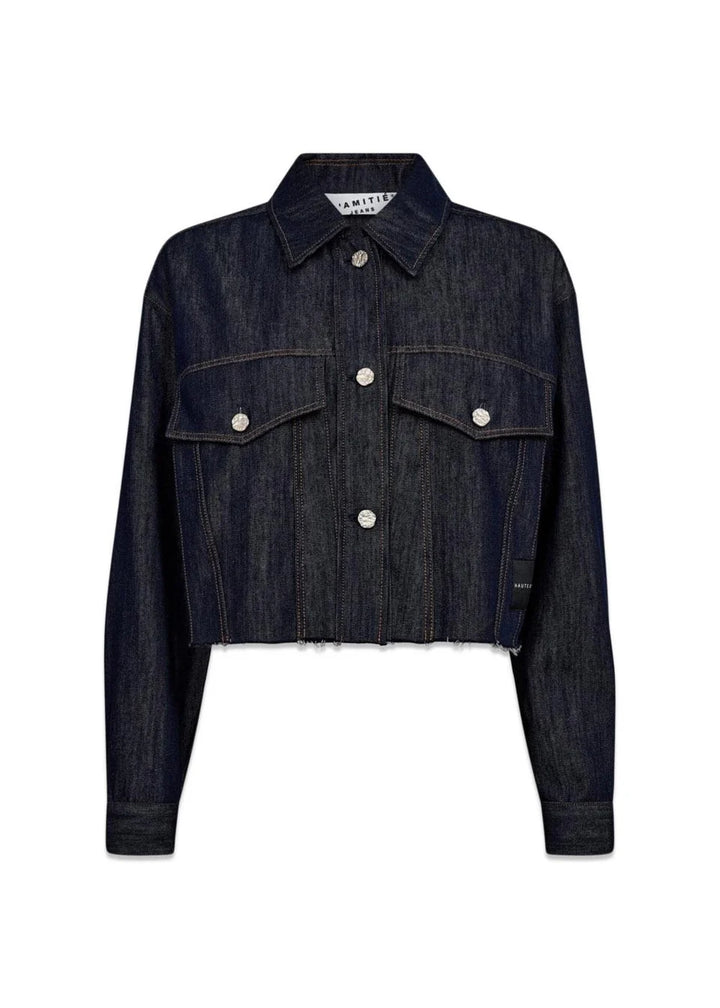 Denim Cargo Crop shirt