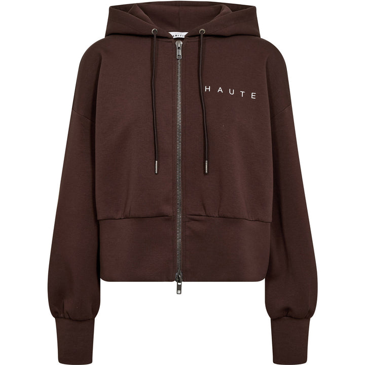 Maxi split zip hoodie