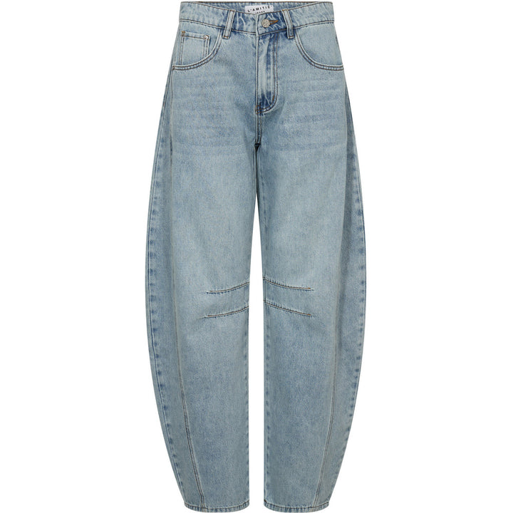 Drew barrel panel jeans