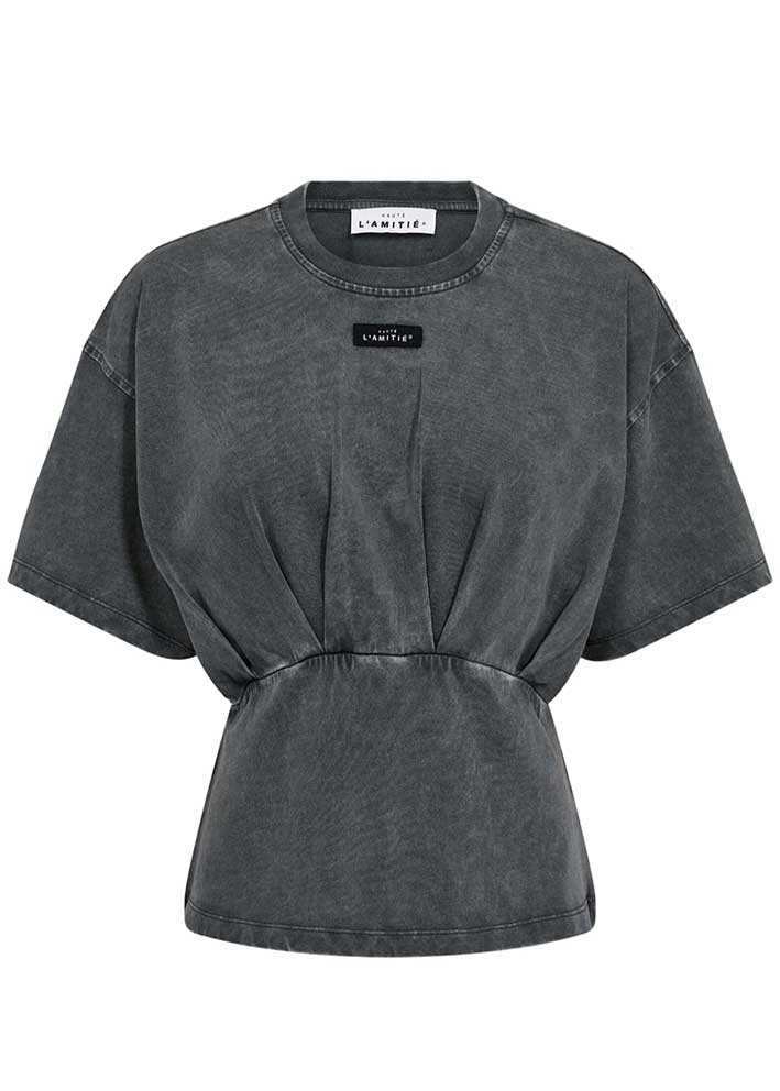 Romie acid pleat tee