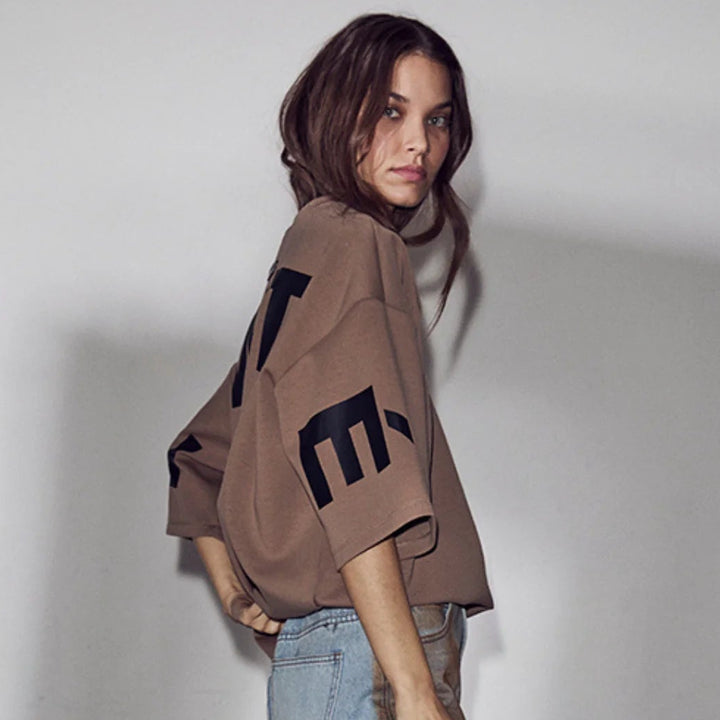 Maxi split ss logo sweat
