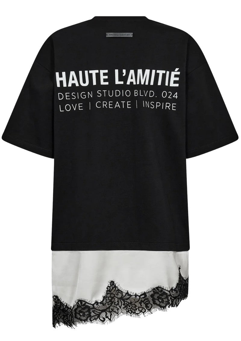Loose mix lingerie  tee
