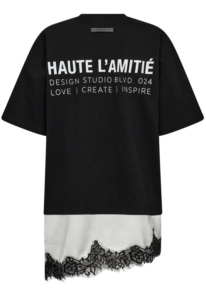 Loose mix lingerie  tee