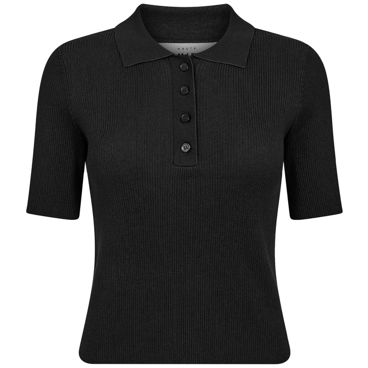Piccolo ss polo rib knit