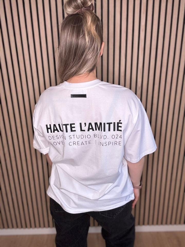 Back logo loose tee