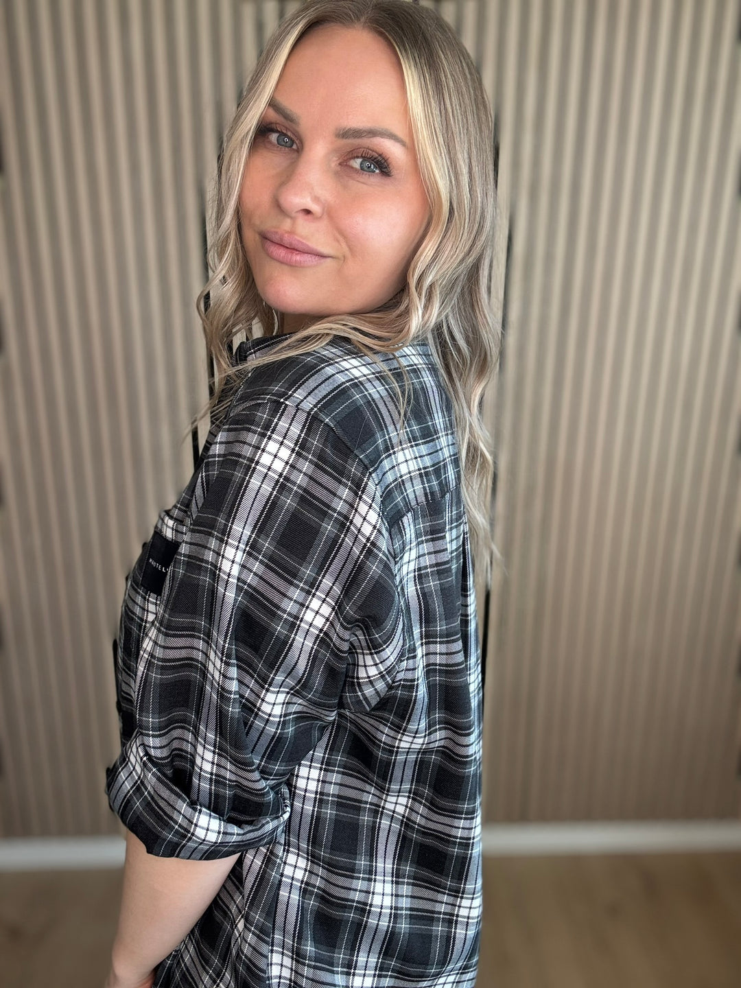Haute check shirt
