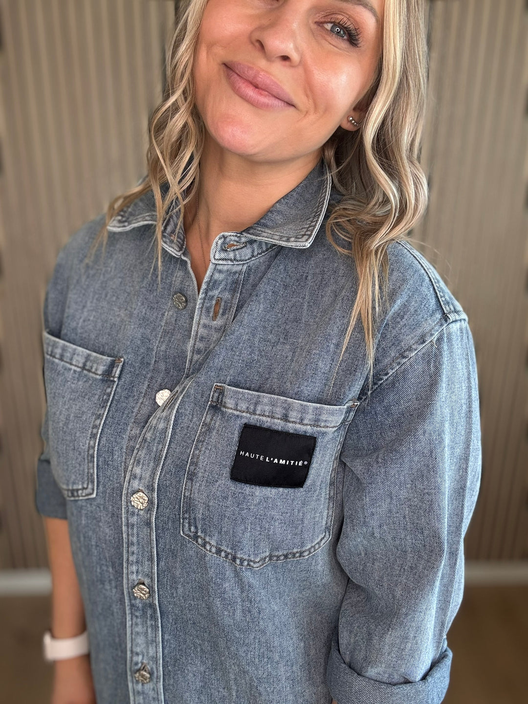 Miley denim shirt