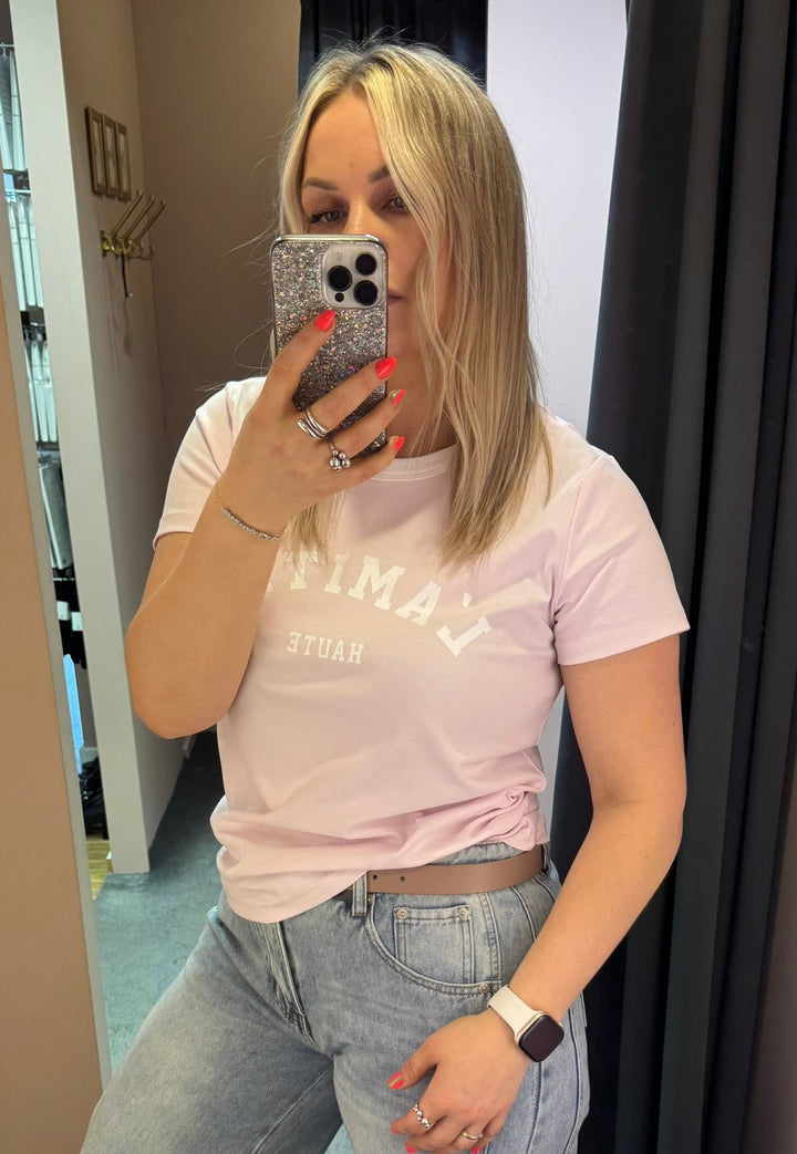 Neckline logo tee