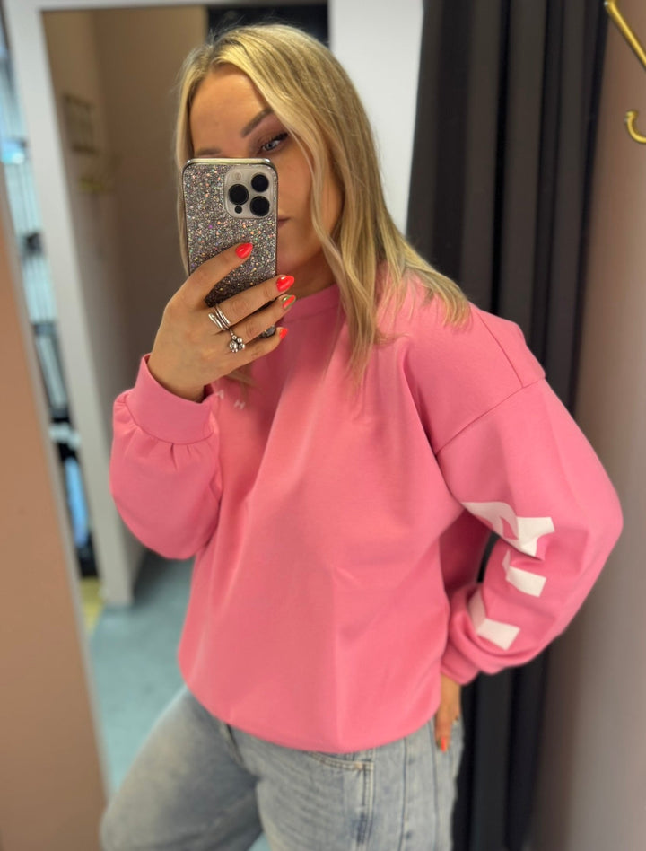 Maxi split logo sweat