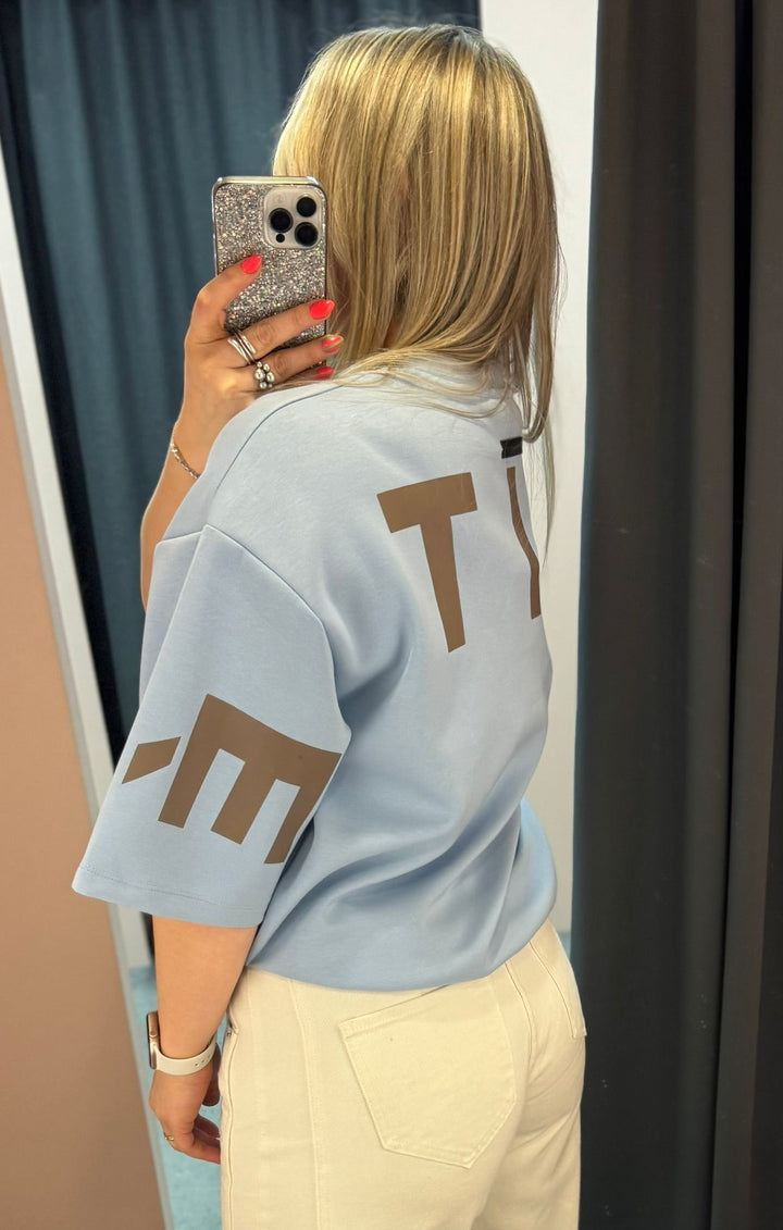 Maxi split ss logo sweat