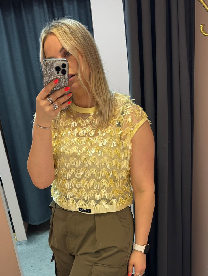 Limone crop top