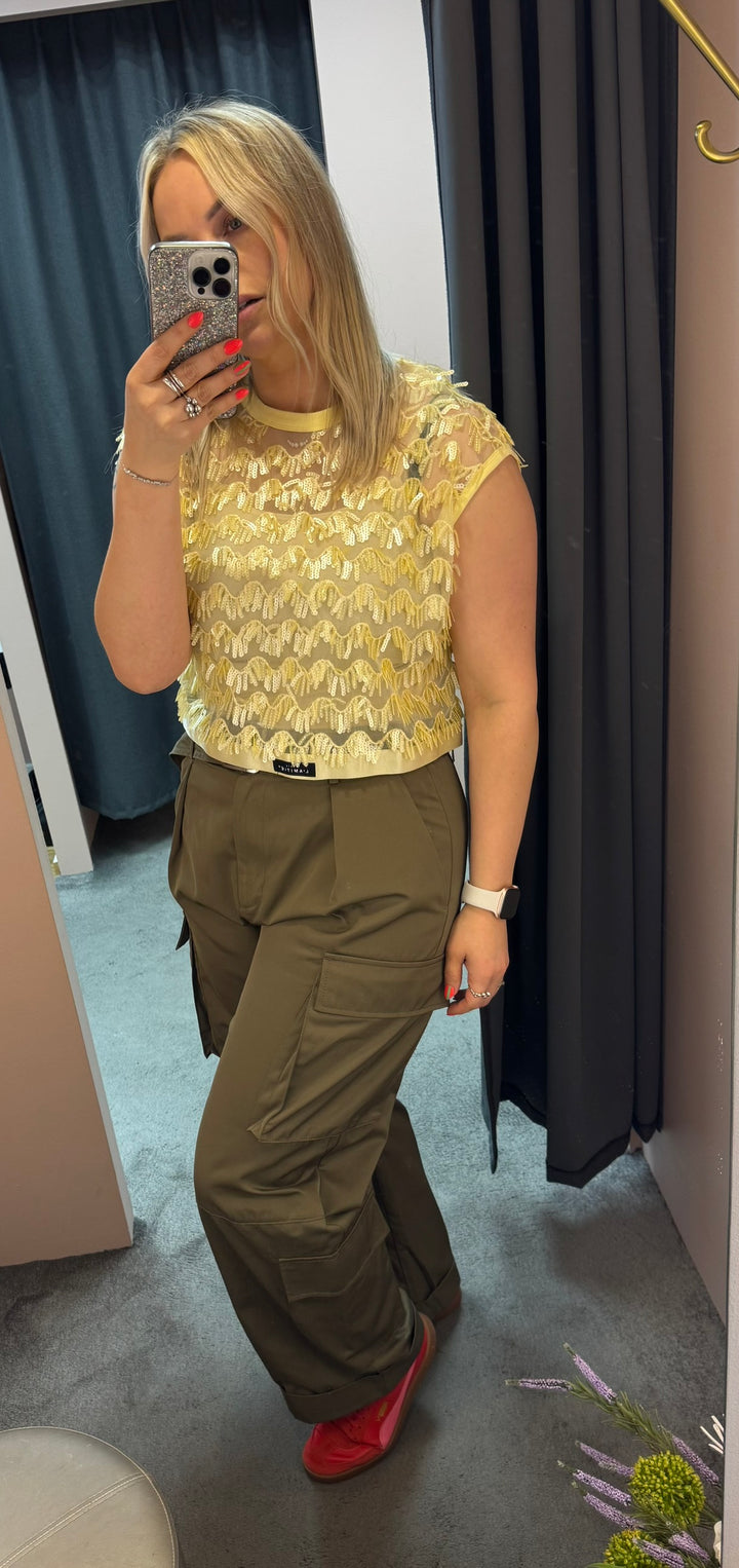 Limone crop top